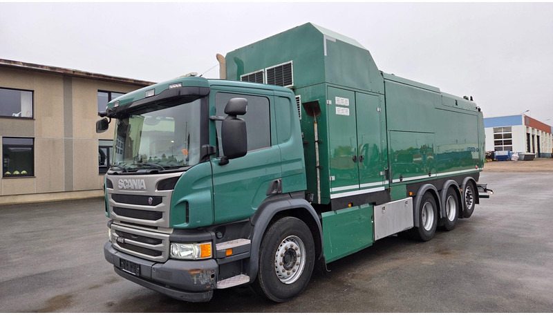 Scania P450 8X4*4 - Camion hydrocureur: photos 1 Scania P450 8X4*4 - Camion hydrocureur: photos 1
