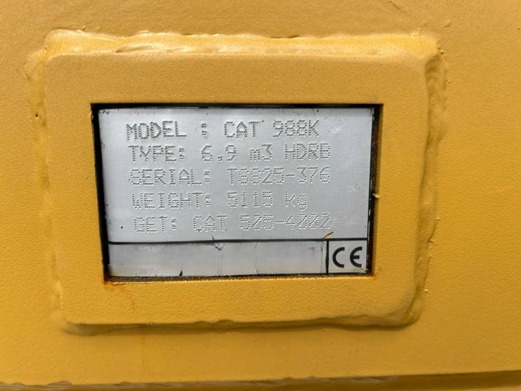 CAT 988 K Rock Bucket - Godet pour Engins de chantier: photos 5 CAT 988 K Rock Bucket - Godet pour Engins de chantier: photos 5
