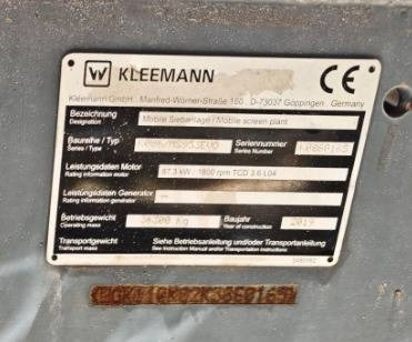 Kleemann MS 953 Evo - Crible: photos 3 Kleemann MS 953 Evo - Crible: photos 3