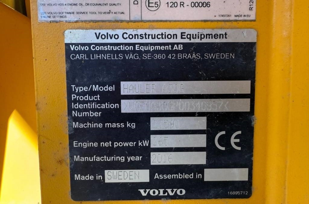 Volvo A 30 G (On Transport) - Tombereau articulé: photos 2 Volvo A 30 G (On Transport) - Tombereau articulé: photos 2