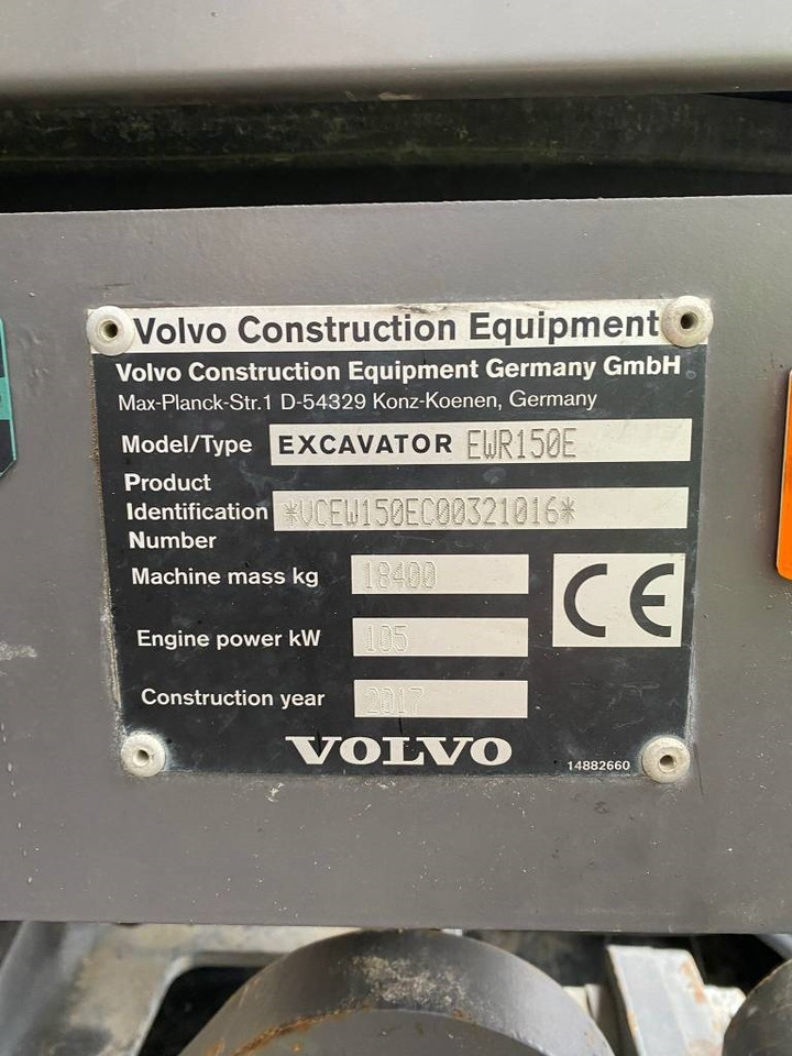 Volvo EWR 150 E (Under Preparation) - Pelle sur pneus: photos 2 Volvo EWR 150 E (Under Preparation) - Pelle sur pneus: photos 2