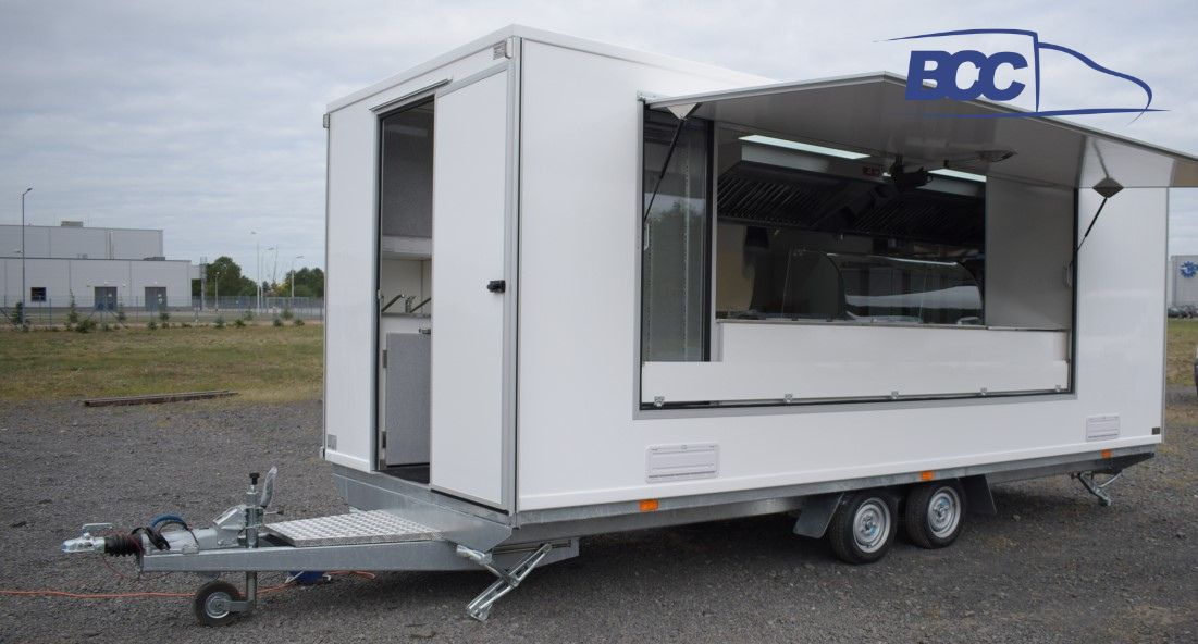 BCC POLSKA - PRZYCZEPA GASTRONOMICZNA - FOOD TRUCK - CATERING TRAILER - HANDLOWA, PIZZA, BURGER, KEBAB, KURCZAK Z ROŻNA, LODY, KAWA, PĄCZKI - Remorque magasin: photos 1 BCC POLSKA - PRZYCZEPA GASTRONOMICZNA - FOOD TRUCK - CATERING TRAILER - HANDLOWA, PIZZA, BURGER, KEBAB, KURCZAK Z ROŻNA, LODY, KAWA, PĄCZKI - Remorque magasin: photos 1