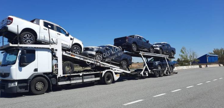 Renault Premium 450 DXI - Camion porte-voitures: photos 1 Renault Premium 450 DXI - Camion porte-voitures: photos 1