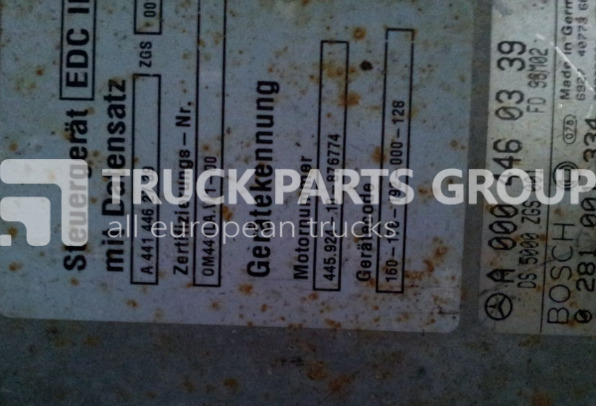 MERCEDES-BENZ engine control unit, EDC, ECU control unit - Bloc de gestion pour Camion: photos 1 MERCEDES-BENZ engine control unit, EDC, ECU control unit - Bloc de gestion pour Camion: photos 1