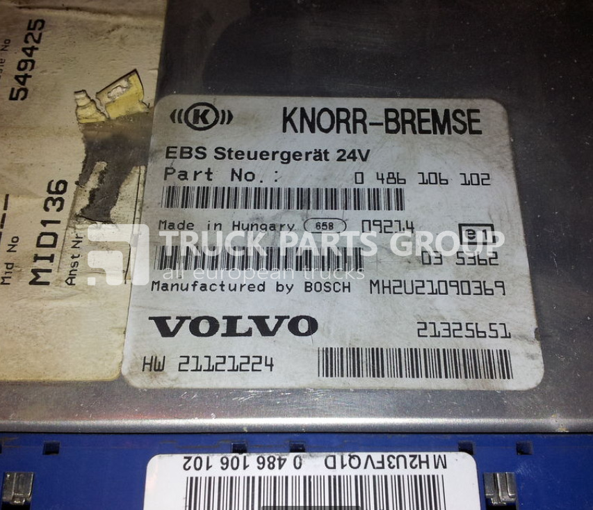 VOLVO FH13, FM13, EBS control unit, EURO 4, EURO 5, electronic brake c control unit - Bloc de gestion pour Camion: photos 2 VOLVO FH13, FM13, EBS control unit, EURO 4, EURO 5, electronic brake c control unit - Bloc de gestion pour Camion: photos 2