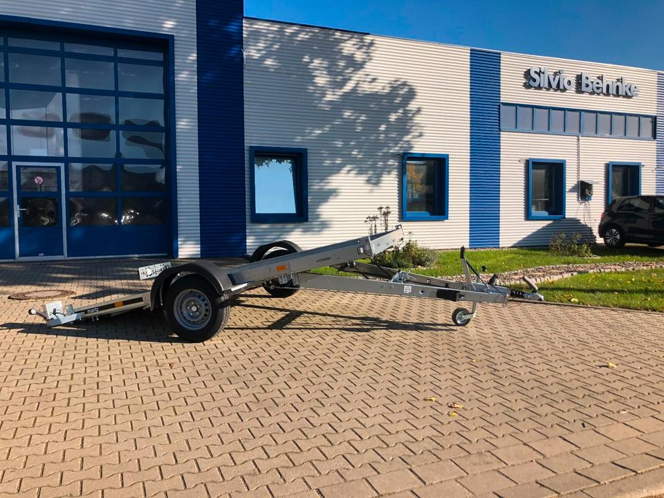 Martz Anhänger / Tieflader 1163Kg Nutzlast mit Knickdeichsel zum Kippen 3250x1850mm *INKL.19% MWST* - Remorque pour moto: photos 1 Martz Anhänger / Tieflader 1163Kg Nutzlast mit Knickdeichsel zum Kippen 3250x1850mm *INKL.19% MWST* - Remorque pour moto: photos 1