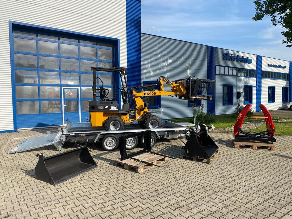 Mini pelle, Remorque Radlader/Hoflader BK906 inkl. Tieflader und großem Zubehörpaket *INKL.19% MWST*BERGER KRAUS*PERKINS*CE*SOFORT!*: photos 11