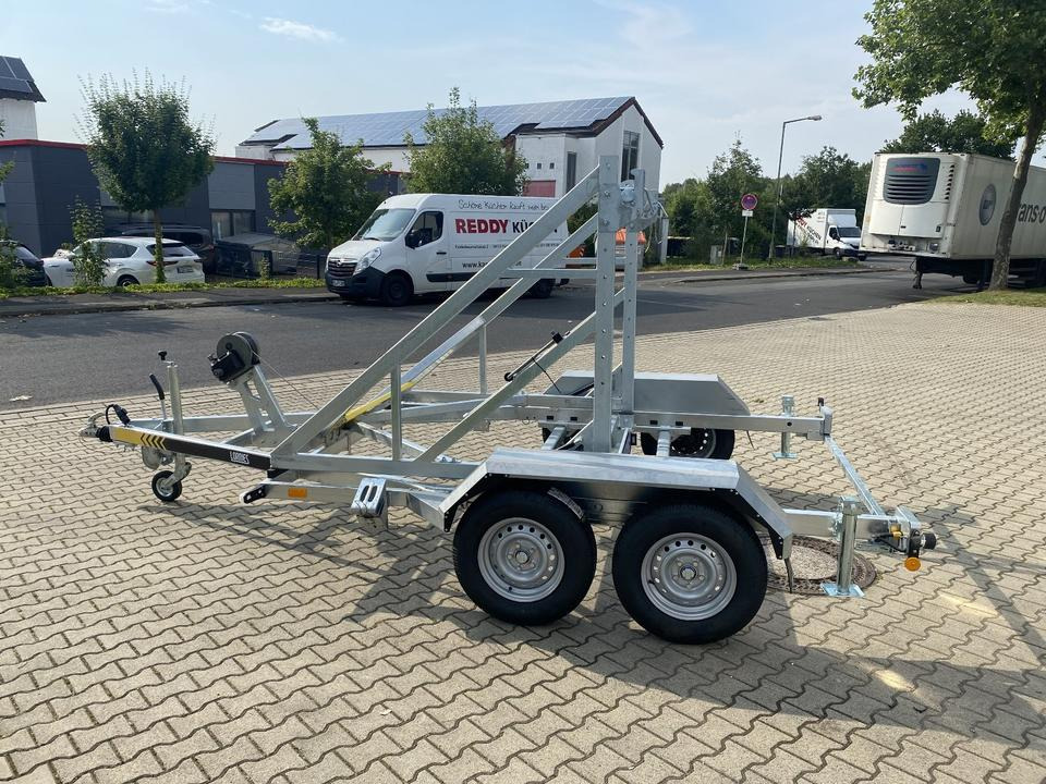 Vermietung / Kabelanhänger 3500KG / Nutzlast 2825KG / Kabeltrommel-Anhänger / Glasfaser/ 3 Tage - Remorque porte-touret: photos 4 Vermietung / Kabelanhänger 3500KG / Nutzlast 2825KG / Kabeltrommel-Anhänger / Glasfaser/ 3 Tage - Remorque porte-touret: photos 4