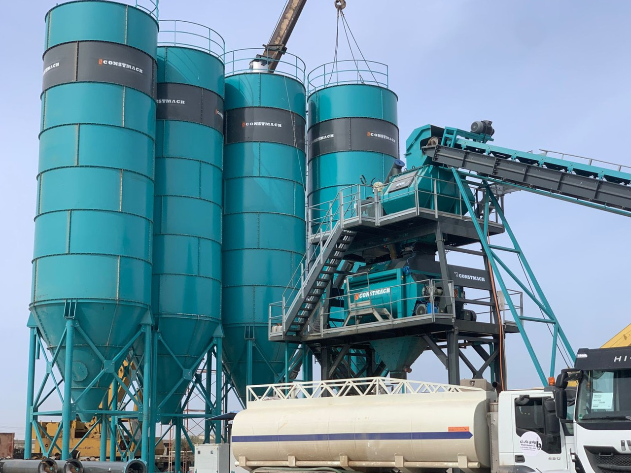 Constmach Silo à Ciment d'une Capacité de 200 Tonnes - Silo à ciment: photos 2 Constmach Silo à Ciment d'une Capacité de 200 Tonnes - Silo à ciment: photos 2