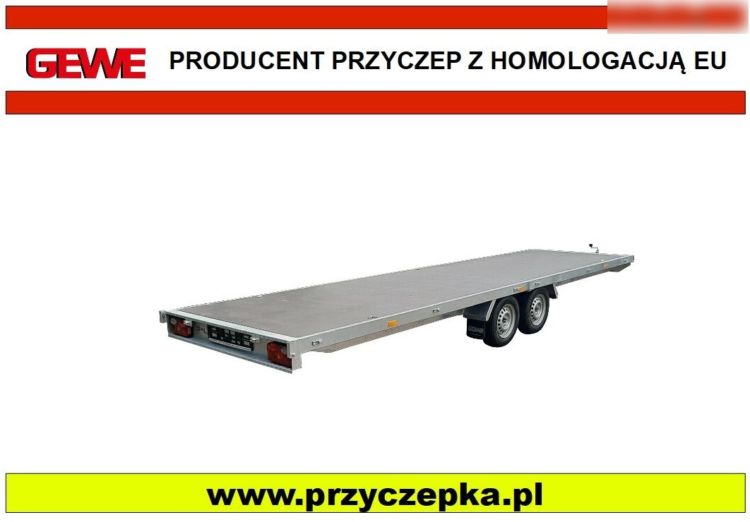 Gewe PD750 C, długość 6 m - Remorque plateau: photos 1 Gewe PD750 C, długość 6 m - Remorque plateau: photos 1