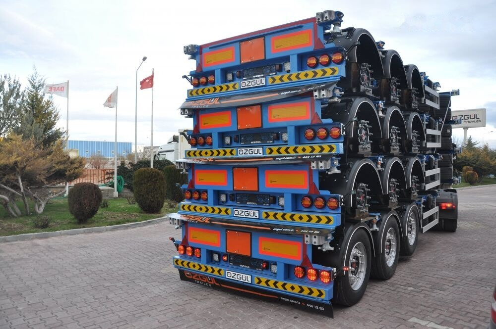 Özgül TELESCOBIC HIGH CUBE CONTAINER CHASSIS - Semi-remorque porte-conteneur/ Caisse mobile: photos 3 Özgül TELESCOBIC HIGH CUBE CONTAINER CHASSIS - Semi-remorque porte-conteneur/ Caisse mobile: photos 3