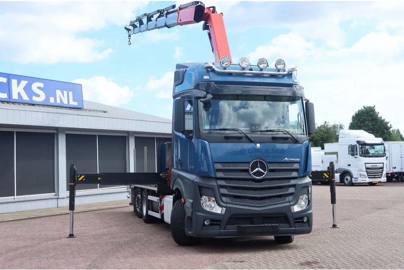 Mercedes-Benz Actros 2542 2542 L Openwagen+Kraan Palginer PK 3302 EH - Camion grue: photos 2 Mercedes-Benz Actros 2542 2542 L Openwagen+Kraan Palginer PK 3302 EH - Camion grue: photos 2