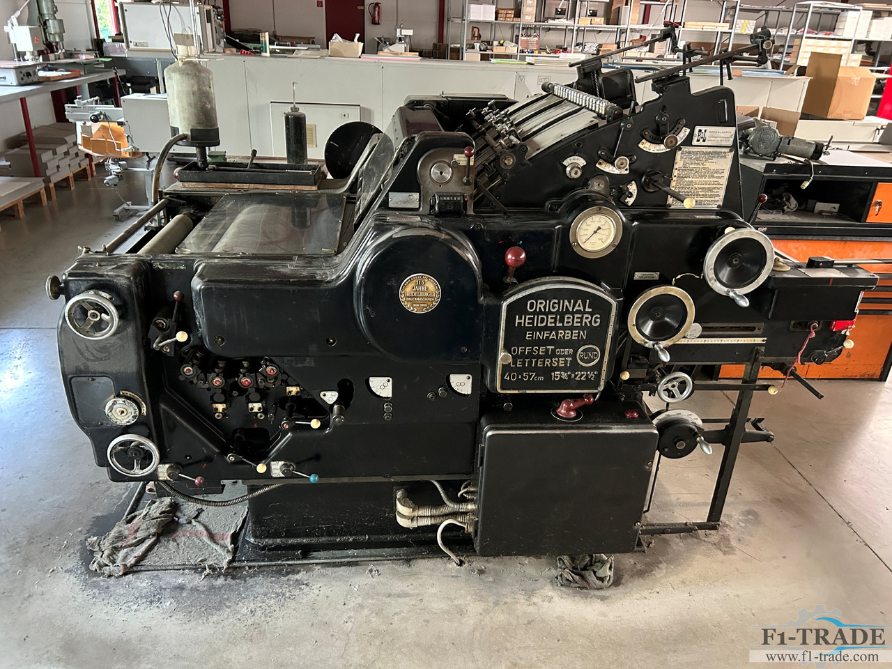 Heidelberg KOR - Presse offset: photos 1 Heidelberg KOR - Presse offset: photos 1