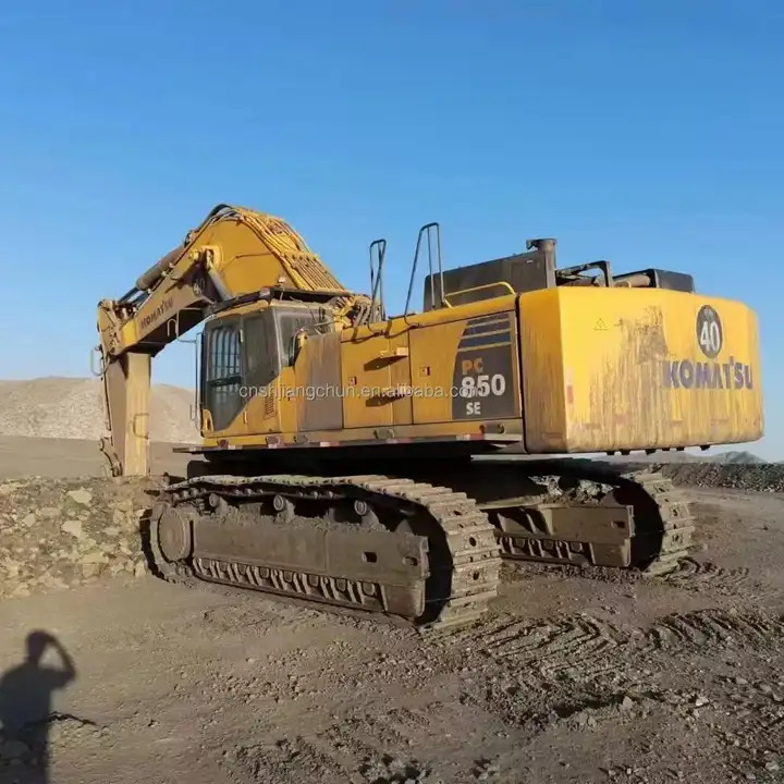 Secondhand Komatsu pc850 Komatsu 85 tons of excavator used komatsu PC850 excavator change rock arm crushing hammer - Pelle: photos 1 Secondhand Komatsu pc850 Komatsu 85 tons of excavator used komatsu PC850 excavator change rock arm crushing hammer - Pelle: photos 1