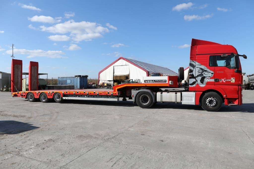 MAN TGX 18.500 4x2 LLS + Trailer Vega 3 axel lowbed - Tracteur routier: photos 2 MAN TGX 18.500 4x2 LLS + Trailer Vega 3 axel lowbed - Tracteur routier: photos 2