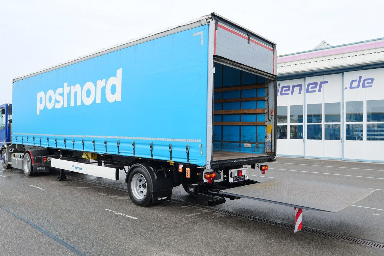 Semi-remorque rideaux coulissants Krone CITYSATTEL  KRONE 1-achs SEP 10/ BPW/TRIDEC lenk: photos 24