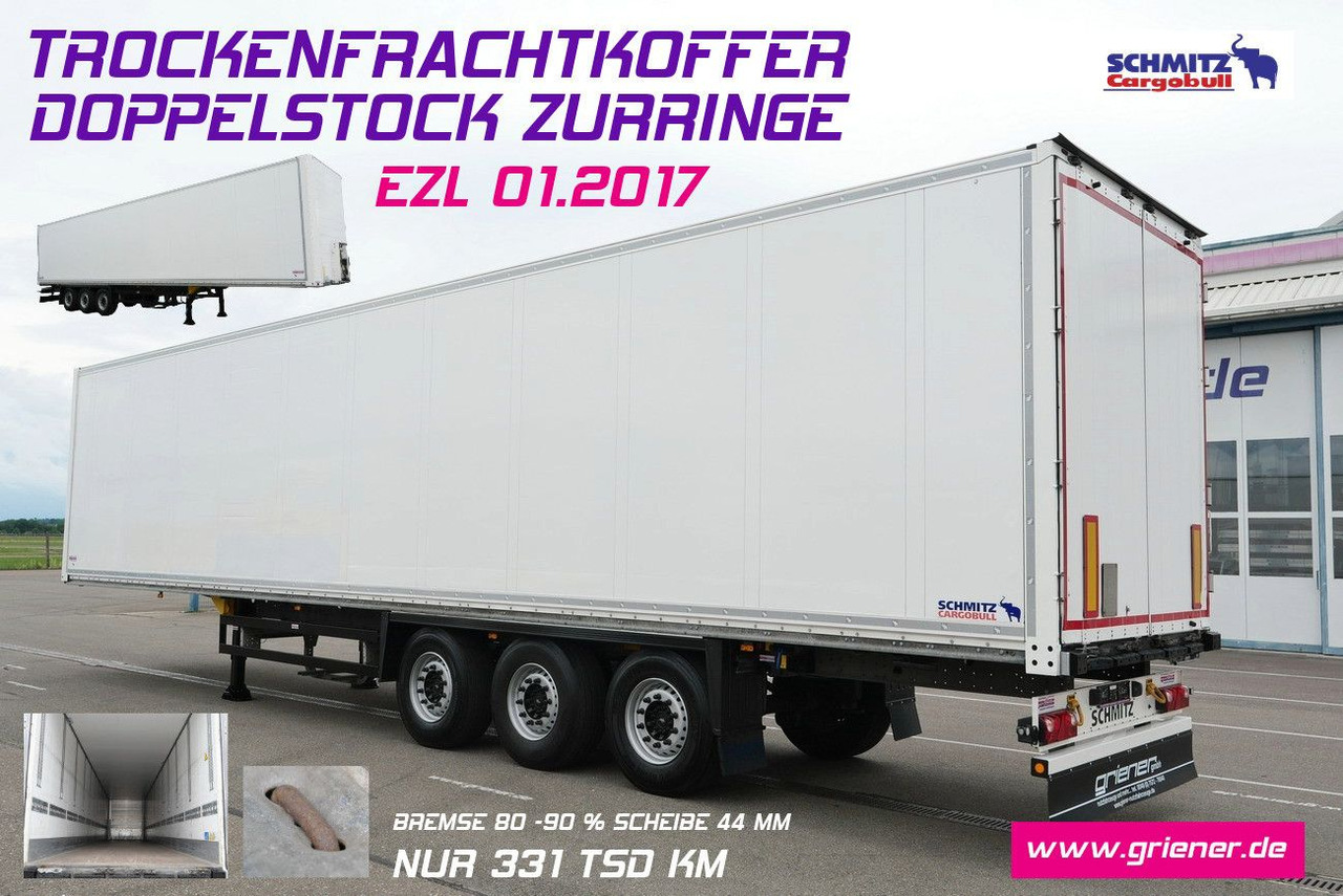 Schmitz Cargobull SKO 24/DOPPELSTOCK/ZURRLEISTE /ZURRINGE - Semi-remorque fourgon: photos 1 Schmitz Cargobull SKO 24/DOPPELSTOCK/ZURRLEISTE /ZURRINGE - Semi-remorque fourgon: photos 1
