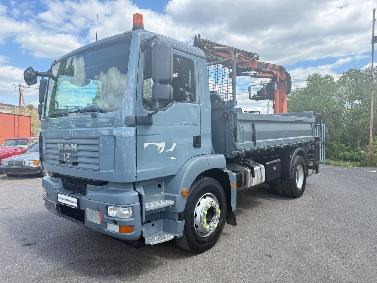 MAN TGM 8.280 Kipper Kran Atlas 85.2 - Camion benne, Camion grue: photos 3 MAN TGM 8.280 Kipper Kran Atlas 85.2 - Camion benne, Camion grue: photos 3