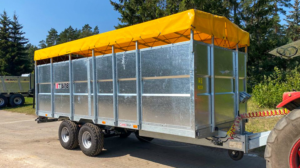 Cynkomet Viehanhänger / Livestock trailer / Remorque bétaillère / Rimorchio per bestiame / Rimorchio per bestiame /Прицеп для перевозки животных / Przyczepa do przewozu zwierząt - Remorque bétaillère: photos 4 Cynkomet Viehanhänger / Livestock trailer / Remorque bétaillère / Rimorchio per bestiame / Rimorchio per bestiame /Прицеп для перевозки животных / Przyczepa do przewozu zwierząt - Remorque bétaillère: photos 4