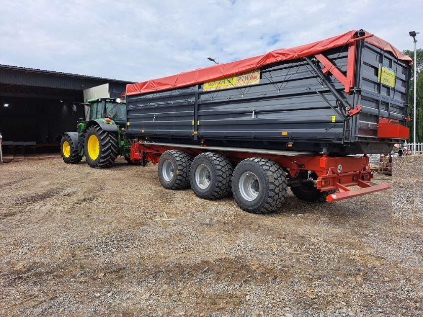 Benne agricole neuf Techmont Anhänger / Trailer / Remorque / Rimorchio / Прицеп / Przyczepa tridem PTW 21 t: photos 6 Benne agricole neuf Techmont Anhänger / Trailer / Remorque / Rimorchio / Прицеп / Przyczepa tridem PTW 21 t: photos 6
