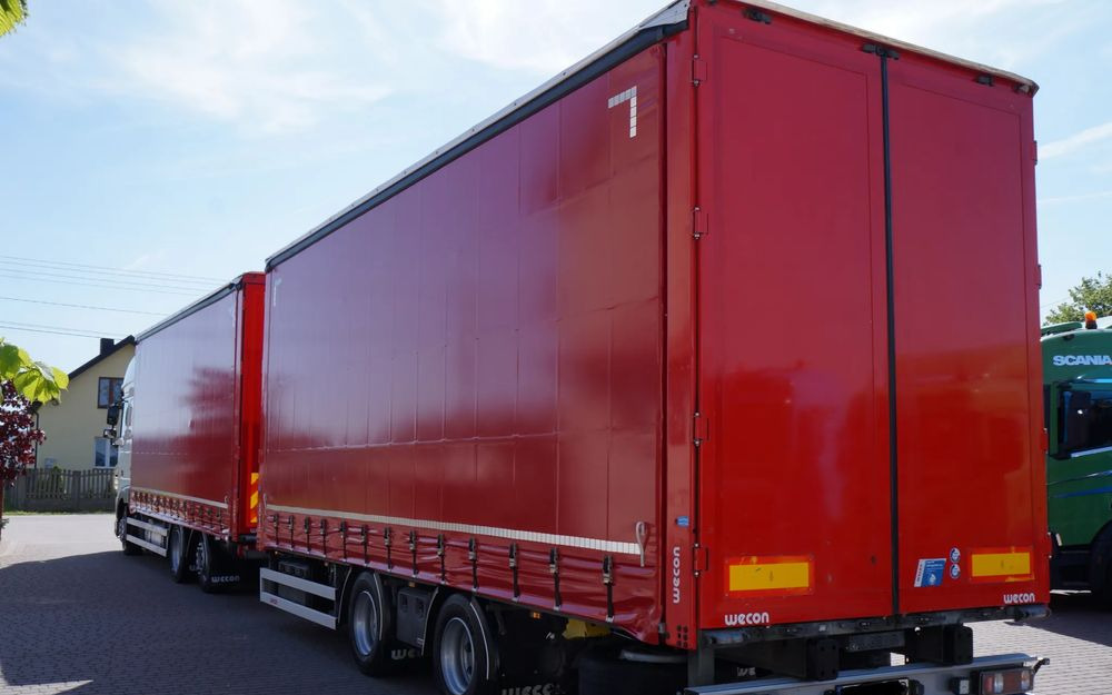 DAF XF 480 EURO 6 ZESTAW TANDEM PRZEJAZDOWY 120 M3 7,8 M + 7,8 M WECON - Camion à rideaux coulissants: photos 3 DAF XF 480 EURO 6 ZESTAW TANDEM PRZEJAZDOWY 120 M3 7,8 M + 7,8 M WECON - Camion à rideaux coulissants: photos 3