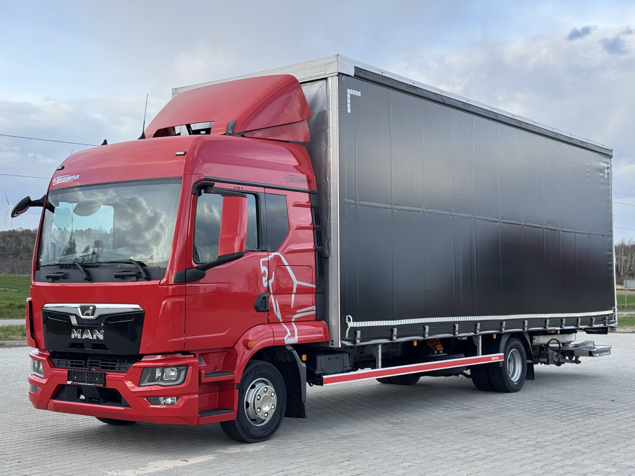 MAN TGL 12.250 / FIRANKA / WINDA / 20 EUROPALET / 8.20 M DŁ / SYPIALKA / 2021 - Camion à rideaux coulissants: photos 2 MAN TGL 12.250 / FIRANKA / WINDA / 20 EUROPALET / 8.20 M DŁ / SYPIALKA / 2021 - Camion à rideaux coulissants: photos 2
