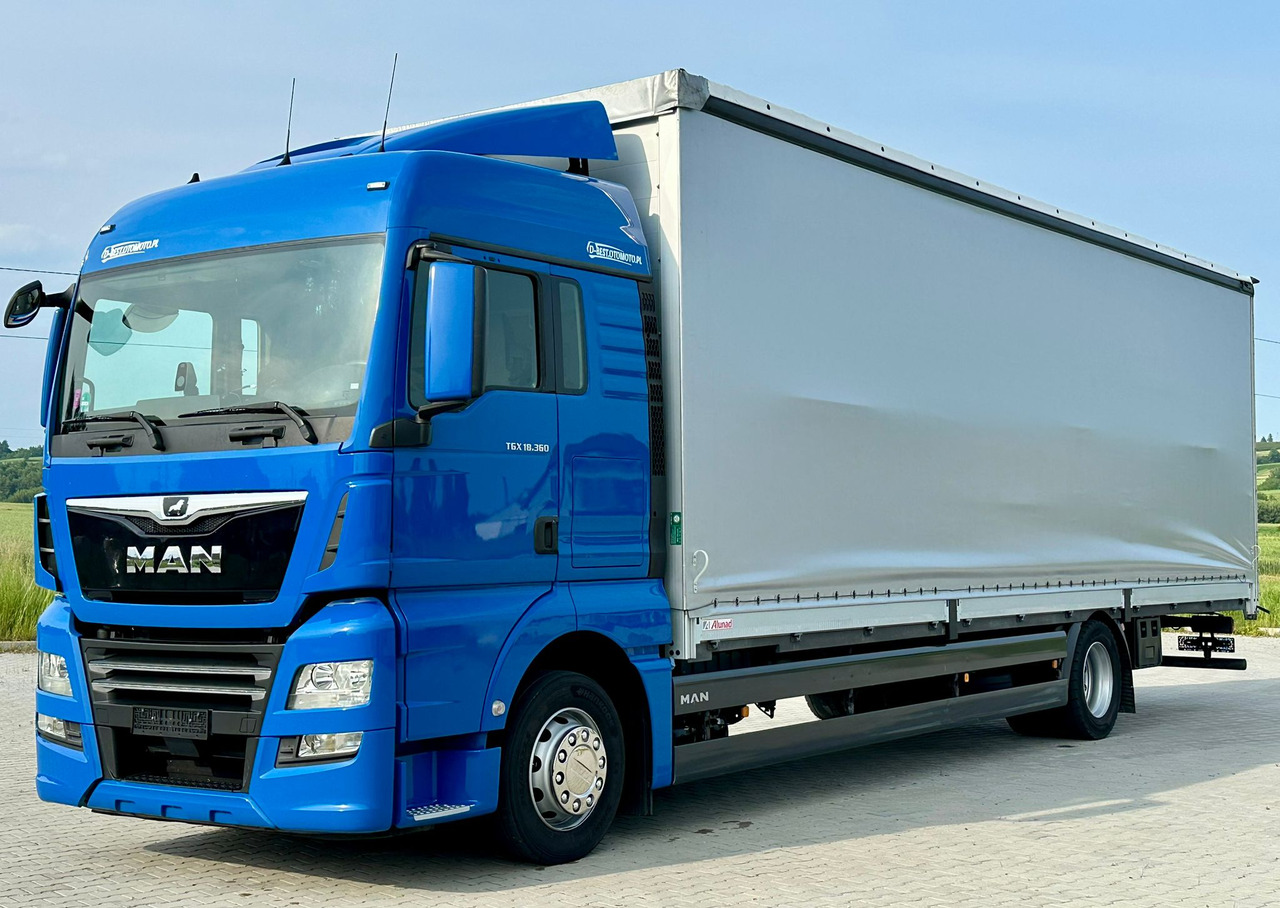 MAN TGX 18.360 / BURTO - FIRANKA / 23 PALETY / SYPIALKA / AUTOMAT / 2021 ROK / SPROWADZONY / SERWISOW - Camion à rideaux coulissants: photos 2 MAN TGX 18.360 / BURTO - FIRANKA / 23 PALETY / SYPIALKA / AUTOMAT / 2021 ROK / SPROWADZONY / SERWISOW - Camion à rideaux coulissants: photos 2
