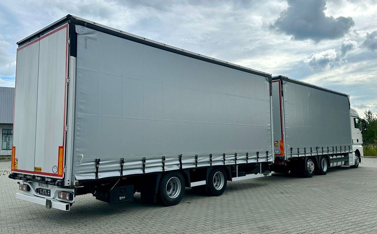 MAN TGX 26.460 / ZESTAW PRZEJAZDOWY / 38 PALET / AUTOMAT / SYPIALKA / PRZYCZEPA WIELTON / 2019 ROK / NISKI PRZEBIEG - Camion à rideaux coulissants: photos 3 MAN TGX 26.460 / ZESTAW PRZEJAZDOWY / 38 PALET / AUTOMAT / SYPIALKA / PRZYCZEPA WIELTON / 2019 ROK / NISKI PRZEBIEG - Camion à rideaux coulissants: photos 3