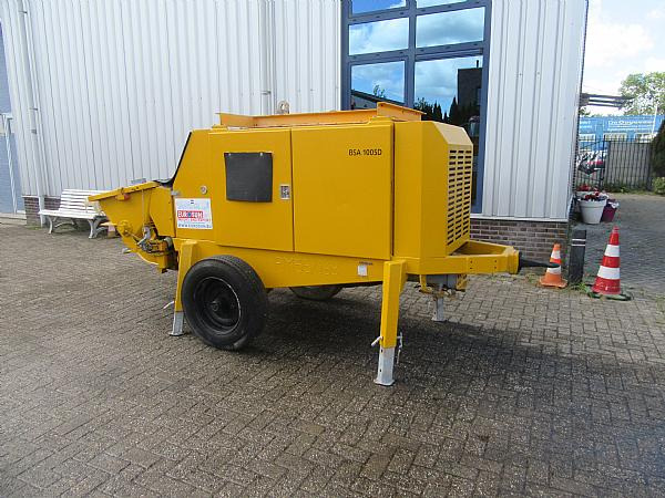 2014 PUTZMEISTER BSA 1005 DC- concrete pump. - Pompe à béton stationnaire: photos 2 2014 PUTZMEISTER BSA 1005 DC- concrete pump. - Pompe à béton stationnaire: photos 2