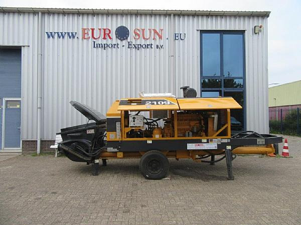 2014 PUTZMEISTER BSA 21 09 H - D - Pompe à béton stationnaire: photos 1 2014 PUTZMEISTER BSA 21 09 H - D - Pompe à béton stationnaire: photos 1