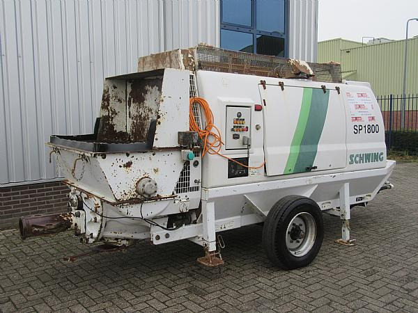 2015 SP 1800 D4 125 KW trailer static pump - Pompe à béton stationnaire: photos 2 2015 SP 1800 D4 125 KW trailer static pump - Pompe à béton stationnaire: photos 2