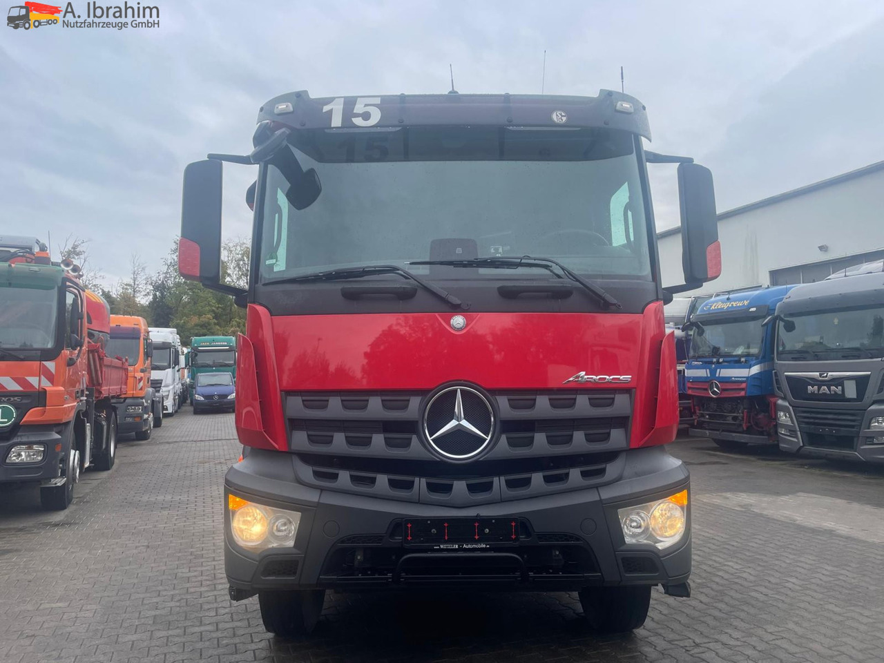 Camion Mercedes-Benz Arocs 3236 Stetter 9 cbm 8x4 | Blatt | Hardox: photos 8
