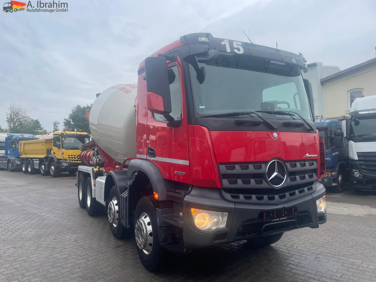 Camion Mercedes-Benz Arocs 3236 Stetter 9 cbm 8x4 | Blatt | Hardox: photos 9