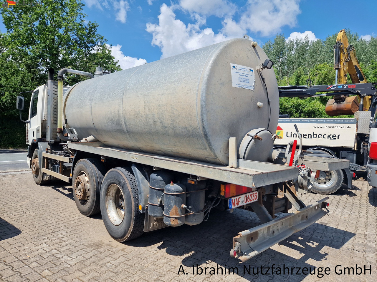 Camion citerne Daf CF 290 Wassertank 13500 L, Tank verzinkt Vorlauf- Lift- Lenkachse: photos 14 Camion citerne Daf CF 290 Wassertank 13500 L, Tank verzinkt Vorlauf- Lift- Lenkachse: photos 14