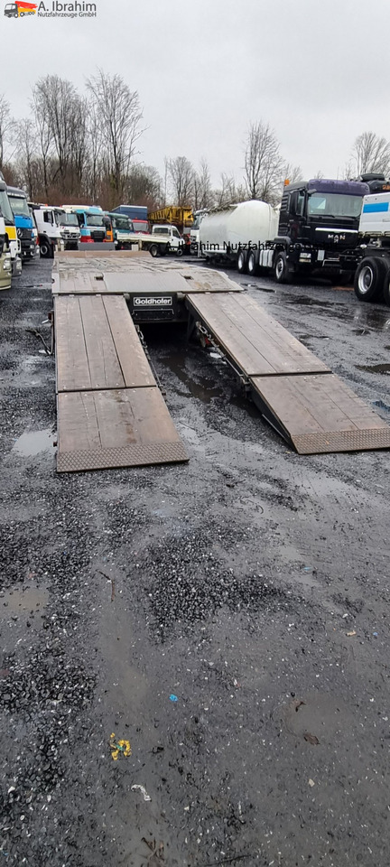 Remorque porte-engin surbaissée Goldhofer TU-L 3-24/80 Tieflader 10.00 m Ladefläche: photos 13 Remorque porte-engin surbaissée Goldhofer TU-L 3-24/80 Tieflader 10.00 m Ladefläche: photos 13