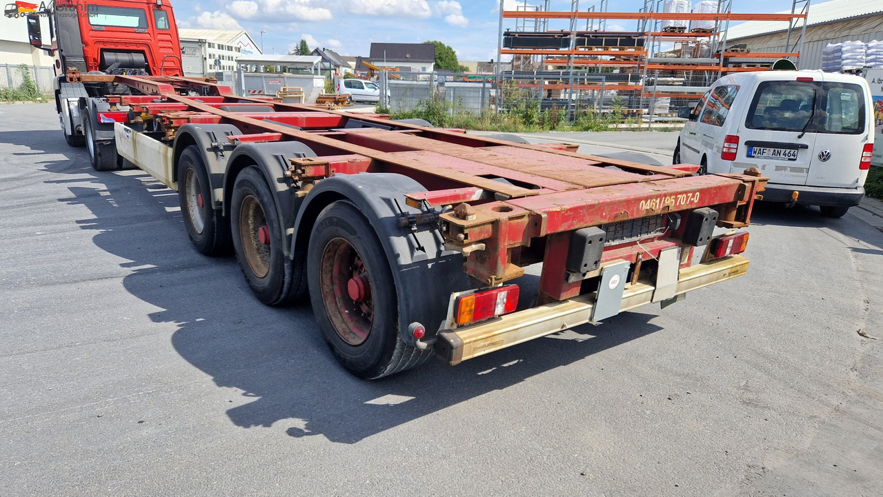 Semi-remorque porte-conteneur/ Caisse mobile Krone SD Containerchassis 2x 20, 30, 40 ft deutscher Auflieger, ausziehbar: photos 7
