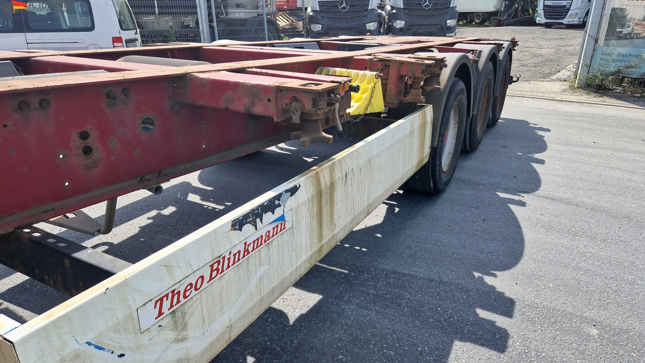 Semi-remorque porte-conteneur/ Caisse mobile Krone SD Containerchassis 2x 20, 30, 40 ft deutscher Auflieger, ausziehbar: photos 12