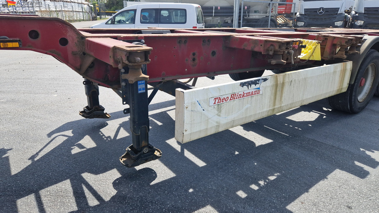 Semi-remorque porte-conteneur/ Caisse mobile Krone SD Containerchassis 2x 20, 30, 40 ft deutscher Auflieger, ausziehbar: photos 11