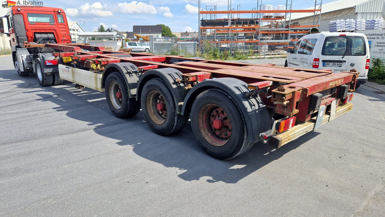Semi-remorque porte-conteneur/ Caisse mobile Krone SD Containerchassis 2x 20, 30, 40 ft deutscher Auflieger, ausziehbar: photos 6
