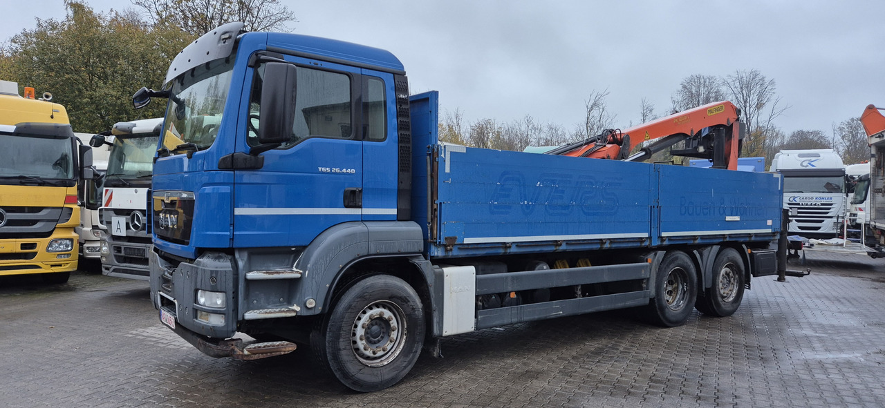 MAN TGS 26.440 PK 18001 L - Camion grue, Camion plateau: photos 1 MAN TGS 26.440 PK 18001 L - Camion grue, Camion plateau: photos 1