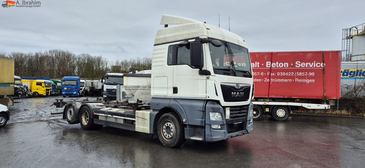 Camion à rideaux coulissants MAN TGX 26.460 Vario-Rahmen deutsches Fahrzeug. ohne Wechselbrücke: photos 9