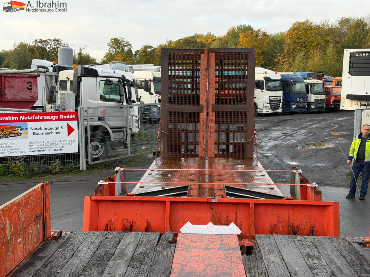 Semi-remorque surbaissé pour transport de équipements lourds Nooteboom OSD-48-03 V/L ausziehbar | 1 x Lenkachse | Rampen: photos 14