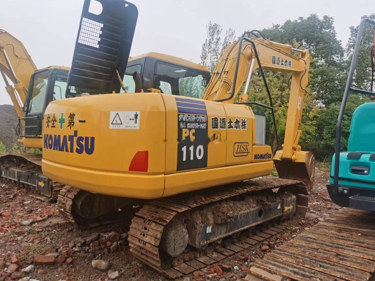 Komatsu PC110 - Pelle sur chenille: photos 3 Komatsu PC110 - Pelle sur chenille: photos 3