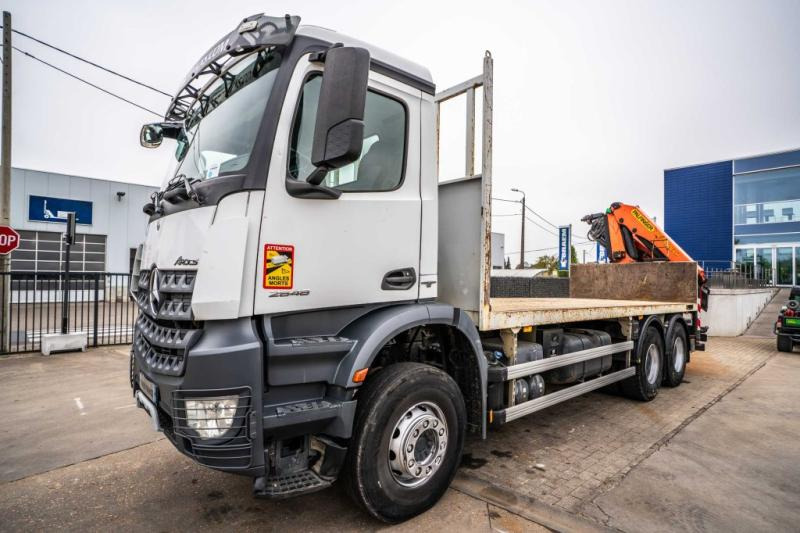Mercedes AROCS 2648 + PALFINGER 23 T/M + 5 EXT - Camion plateau, Camion grue: photos 1 Mercedes AROCS 2648 + PALFINGER 23 T/M + 5 EXT - Camion plateau, Camion grue: photos 1