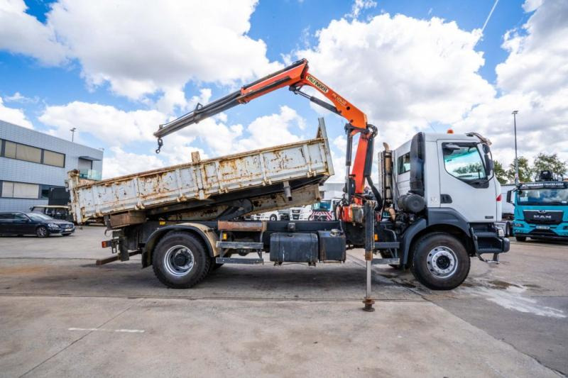 Renault KERAX 320 DCI +BIBENNE+PALFINGER 12Ton/m/2 EXT. - Camion benne, Camion grue: photos 3 Renault KERAX 320 DCI +BIBENNE+PALFINGER 12Ton/m/2 EXT. - Camion benne, Camion grue: photos 3