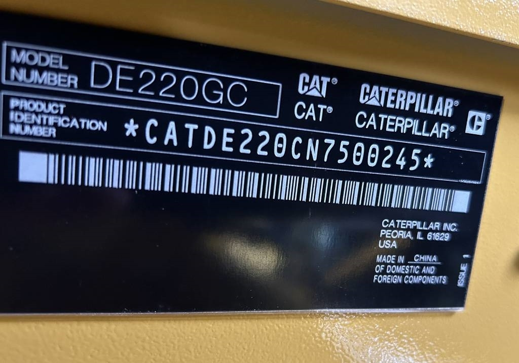Groupe électrogène neuf CAT DE220GC - 220 kVA Stand-by Generator - DPX-18212: photos 17