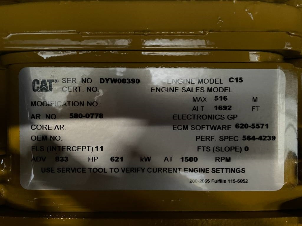Groupe électrogène neuf CAT DE715GC - 715 kVA Stand-by Generator - DPX-18224: photos 22