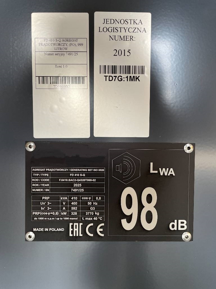 Groupe électrogène neuf Scania DC13 - 450 kVA Generator - DPX-17951: photos 17