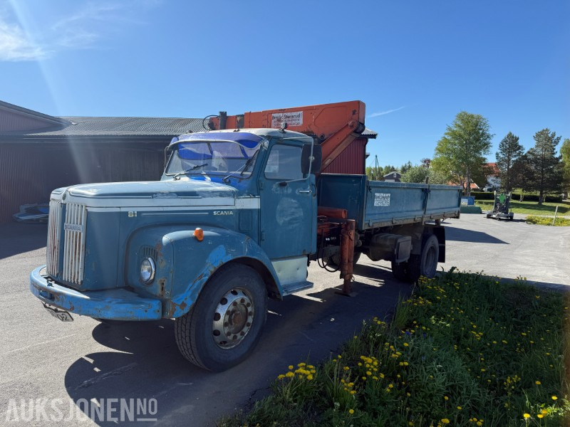 1976 Scania L81S46 Med tipp og Atlas 8 meter kran - 139996 km - Camion grue: photos 1 1976 Scania L81S46 Med tipp og Atlas 8 meter kran - 139996 km - Camion grue: photos 1