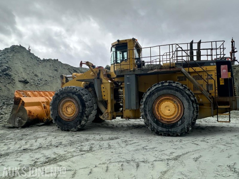2003 Komatsu WA800-3 Hjullaster med 11 m3 skuffe - Spakstyring- Sertifisert til mai 2026 - Chargeuse sur pneus: photos 2 2003 Komatsu WA800-3 Hjullaster med 11 m3 skuffe - Spakstyring- Sertifisert til mai 2026 - Chargeuse sur pneus: photos 2
